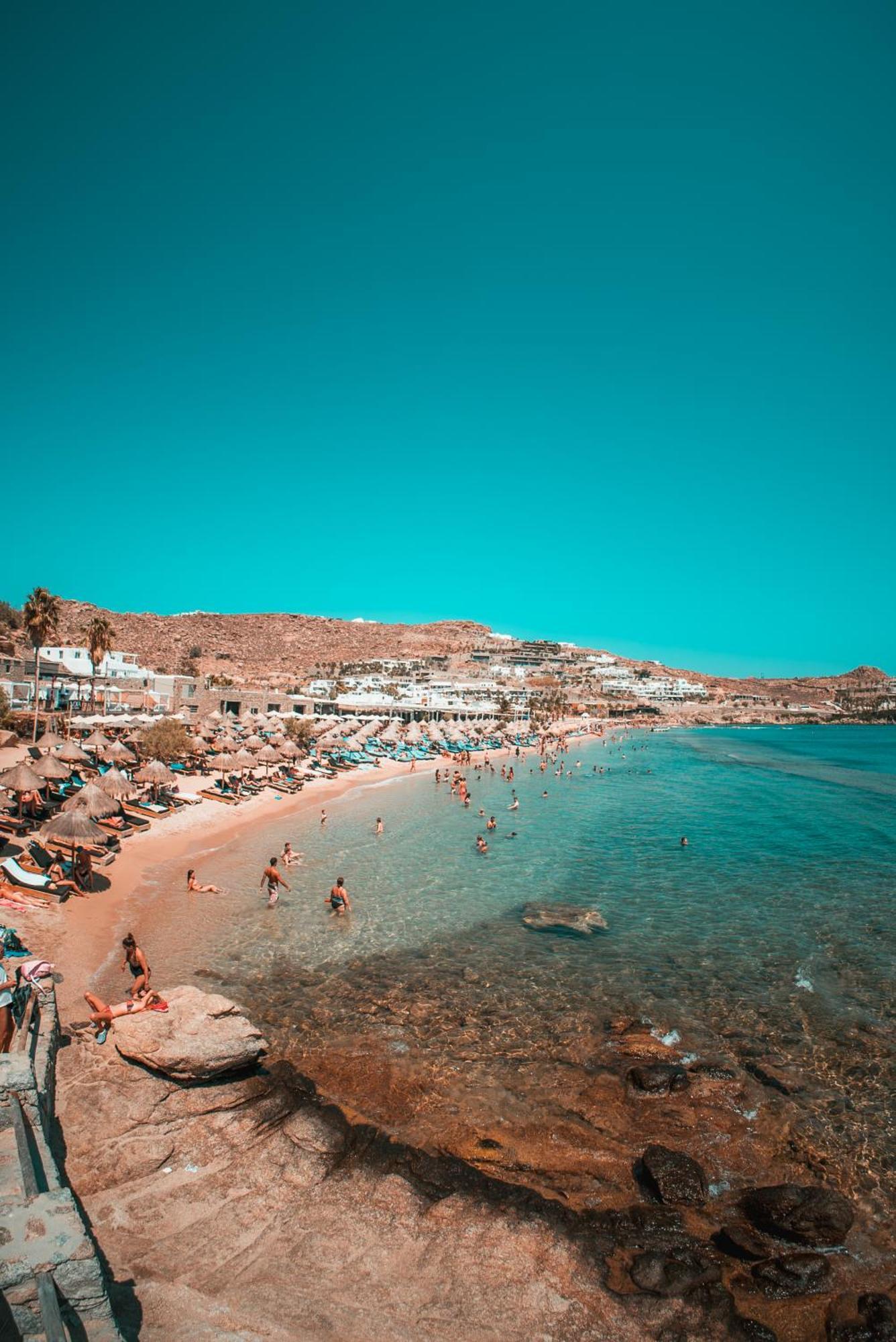 Paradise Beach Camping Platys Gialos  Exterior foto