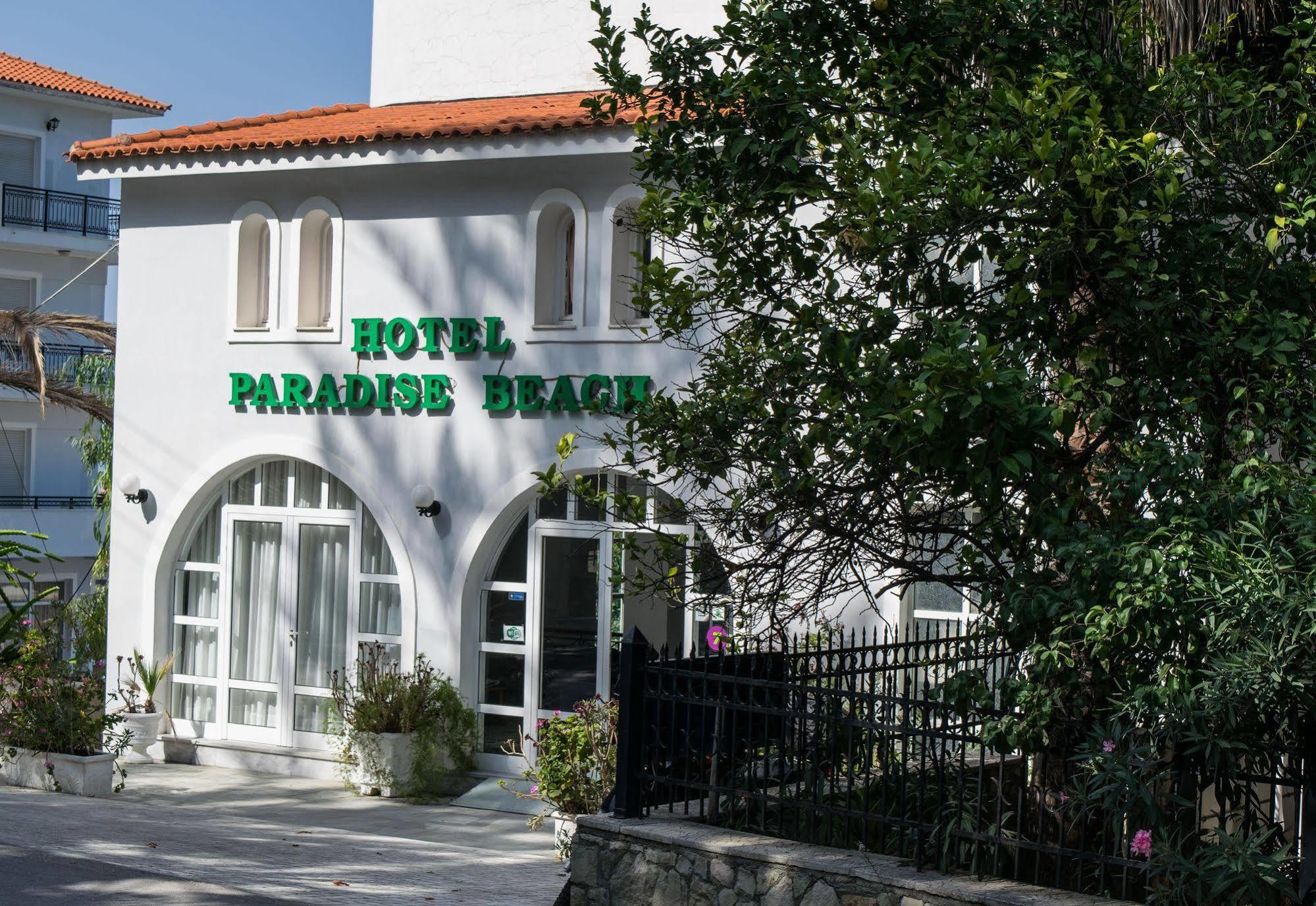 Paradise Beach Camping Platys Gialos  Exterior foto